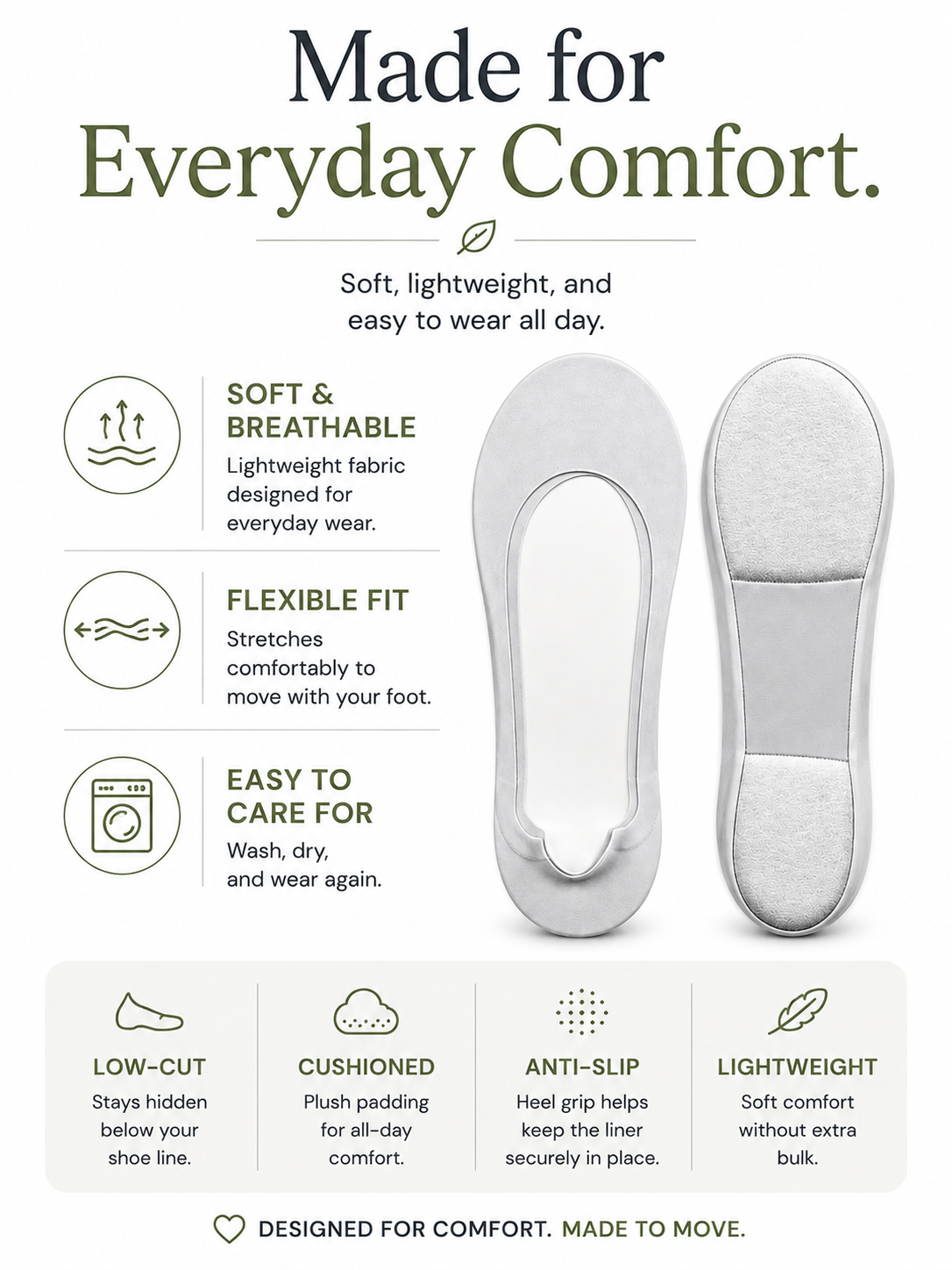Nolvea™ No-Show Comfort Liners