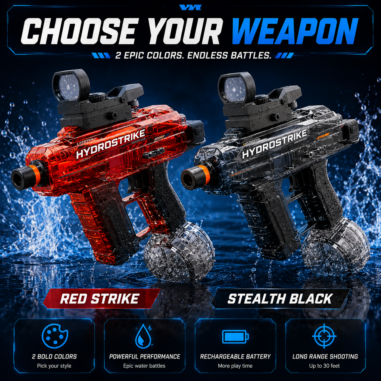 HydroStrike™ Electric Water Blaster